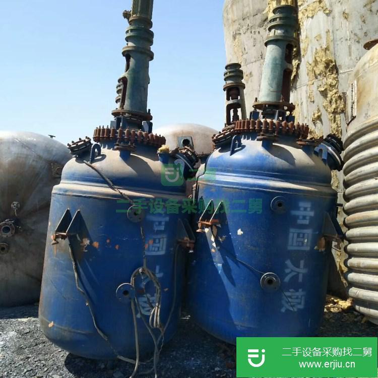 山東出售二手5立方不銹鋼反應釜