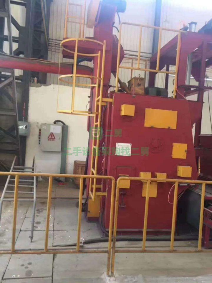 出售二手的履帶式拋丸機,3210自動上下料