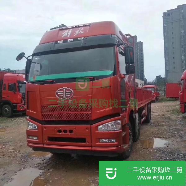 江西出售二手一汽解放J6P前四后八平板車