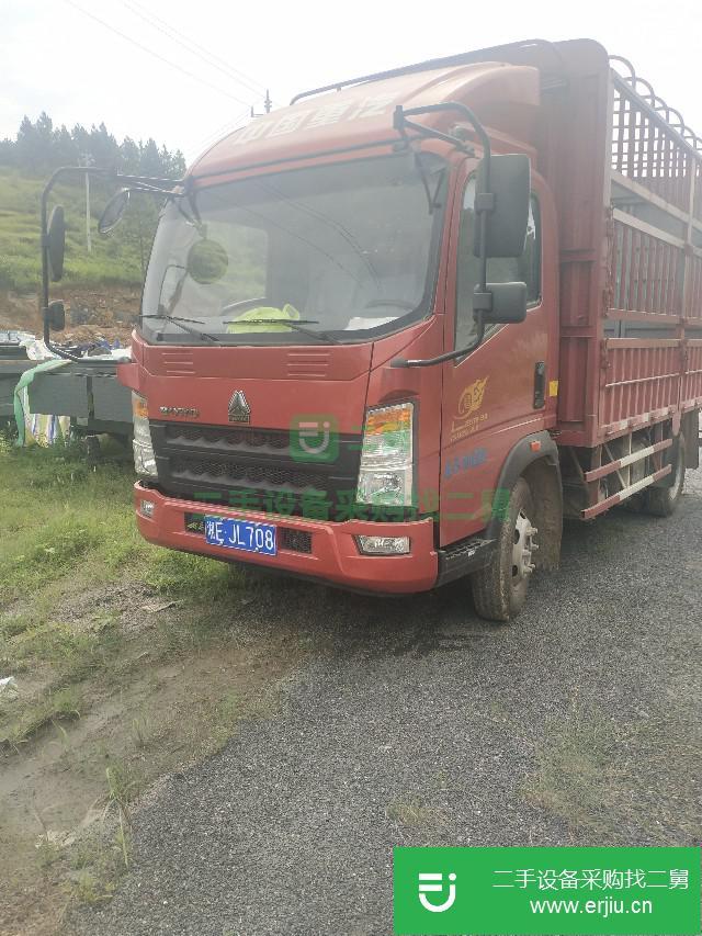 湖南出售二手中國重汽倉欄載貨車
