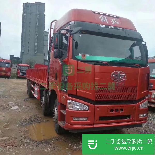 江西出售二手一汽解放J6P前四后八平板車