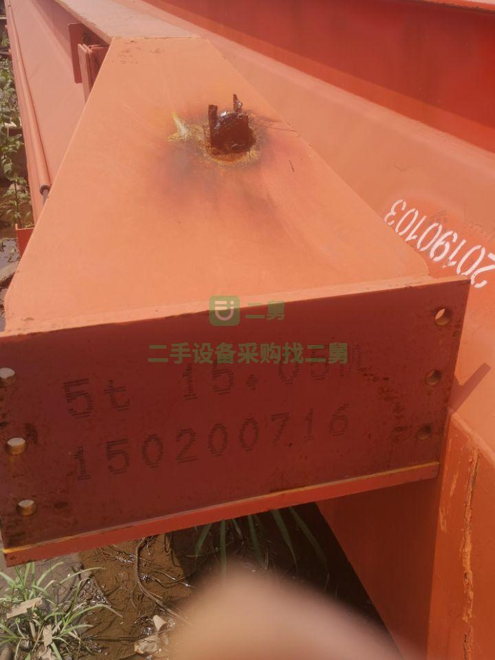 天津出售五噸衛(wèi)華天車一臺(tái)，95新葫蘆是小廠出的