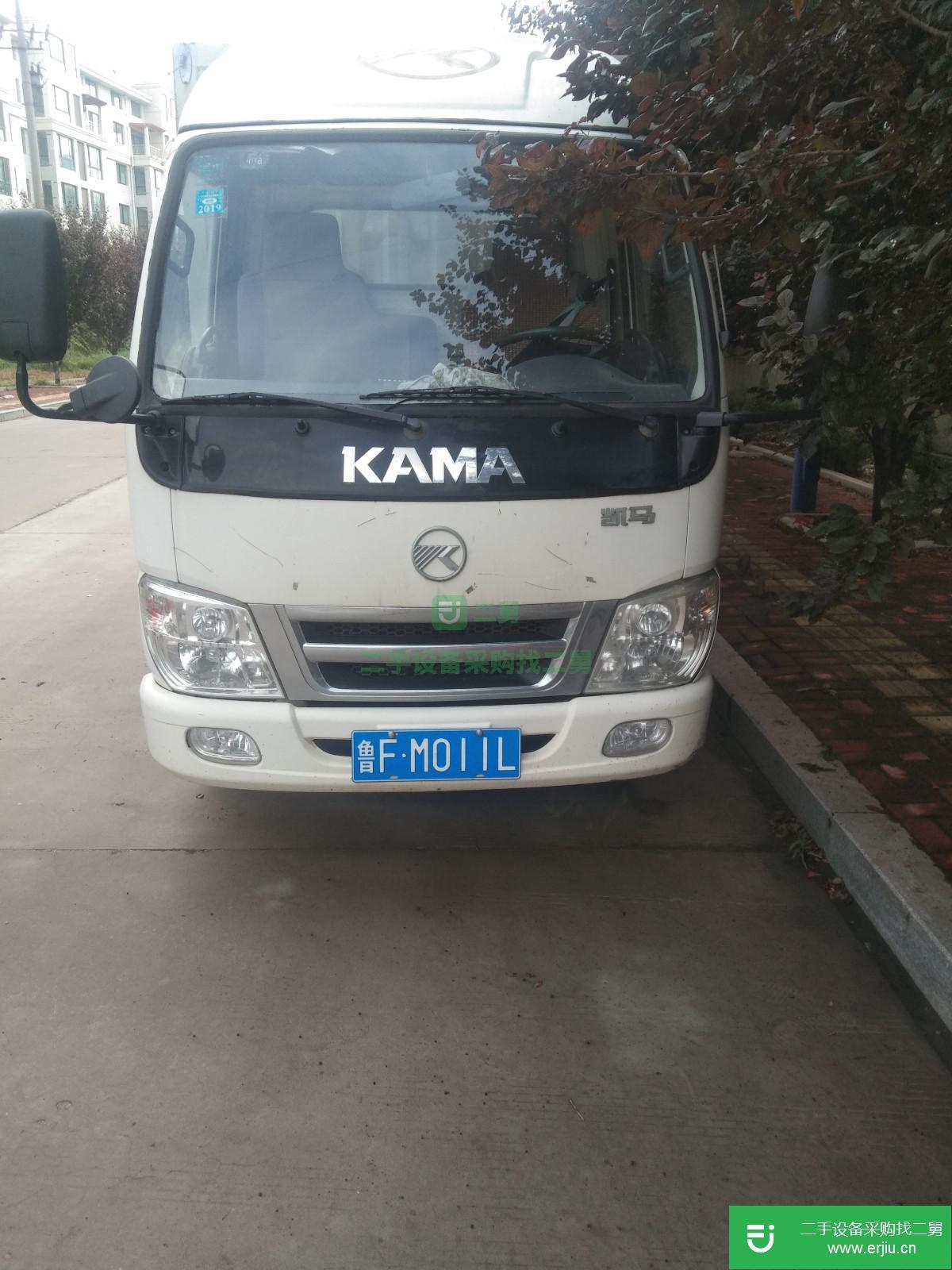 山東出售二手凱馬輕卡廂式載貨車