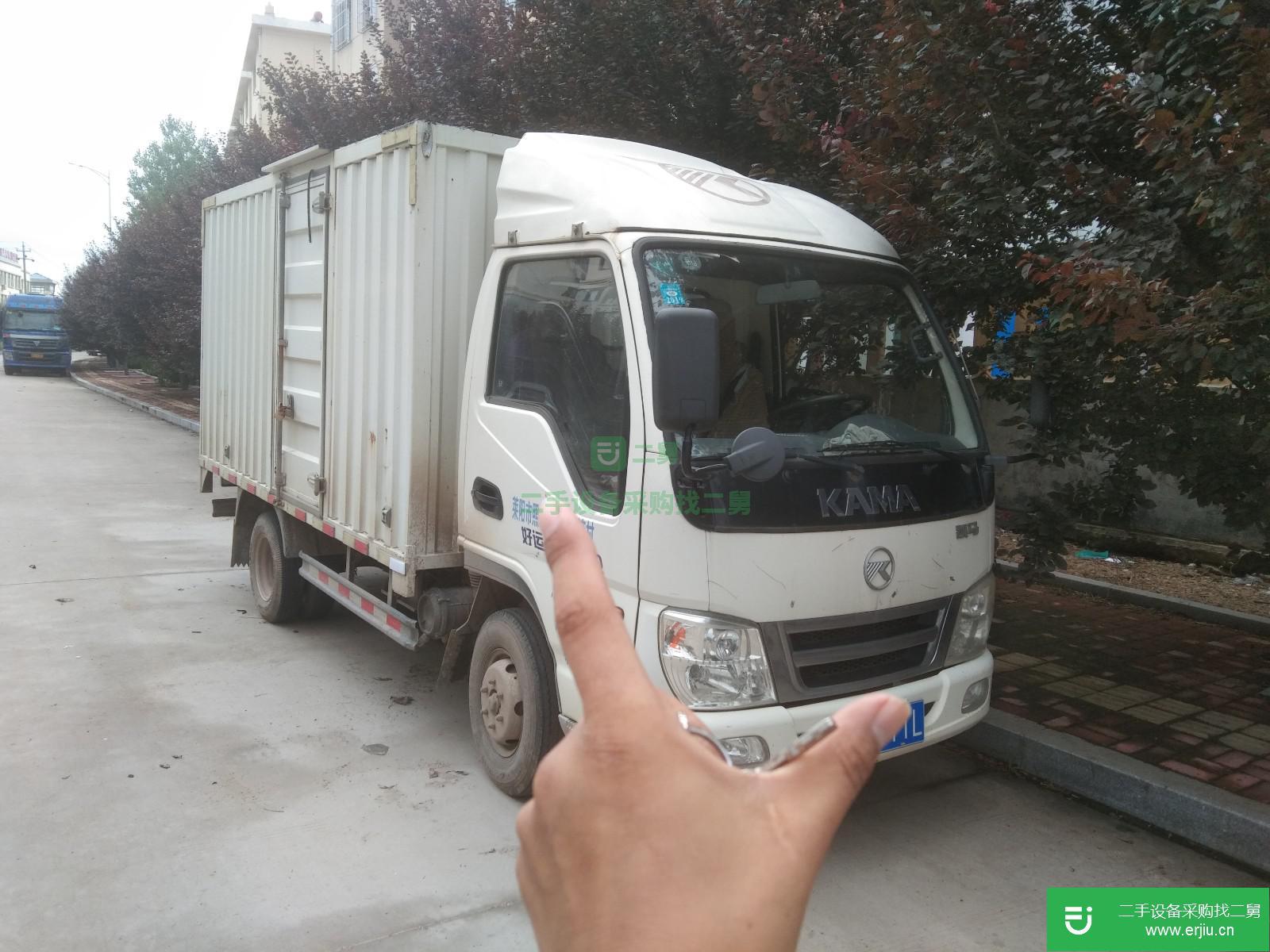 山東出售二手凱馬輕卡廂式載貨車