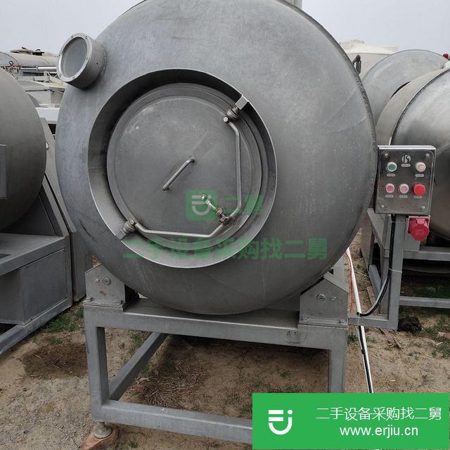 上海低價出售二手呼吸式800升全自動真空滾揉機