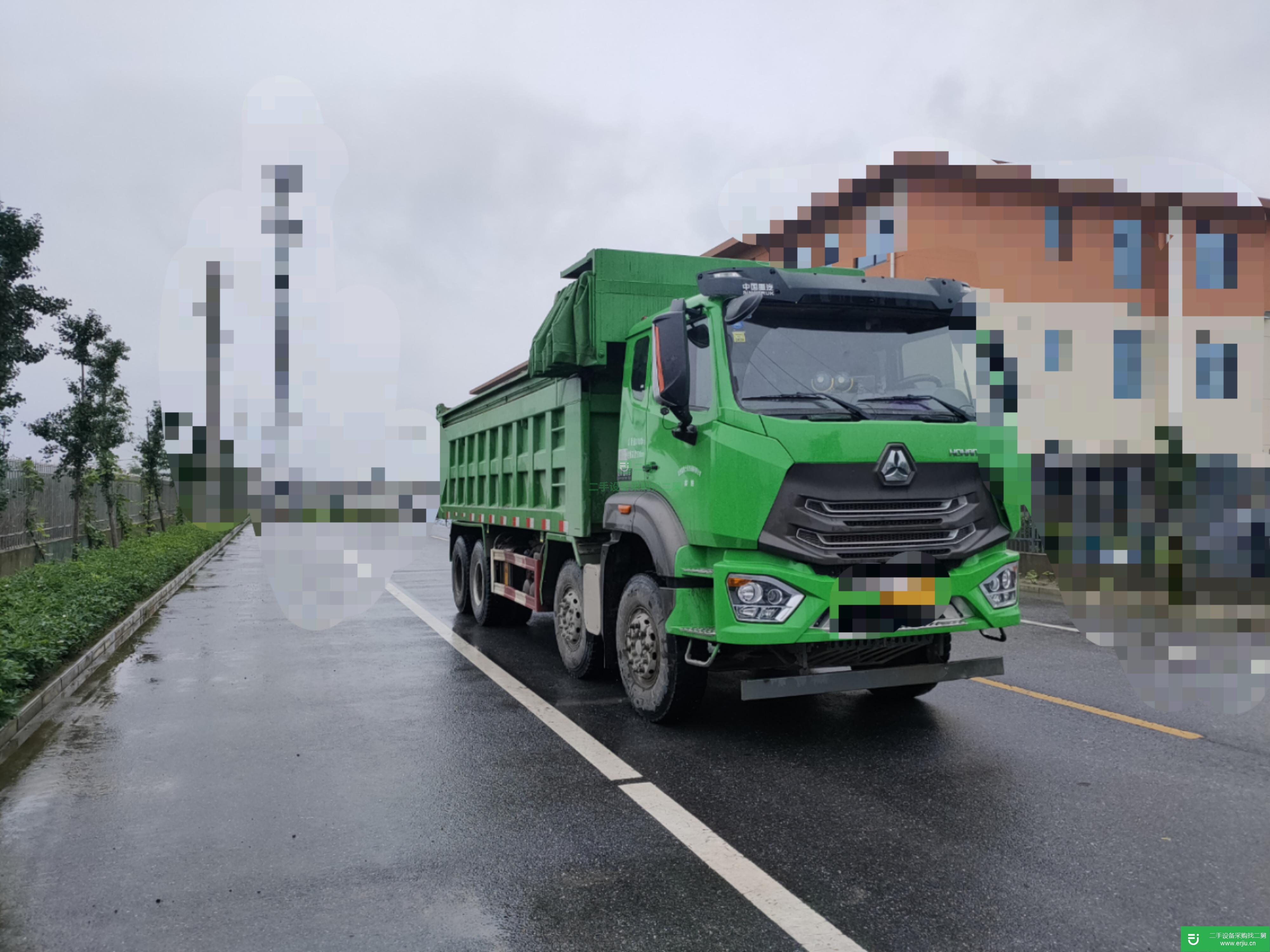 江蘇出售二手重汽豪瀚380馬力自卸車