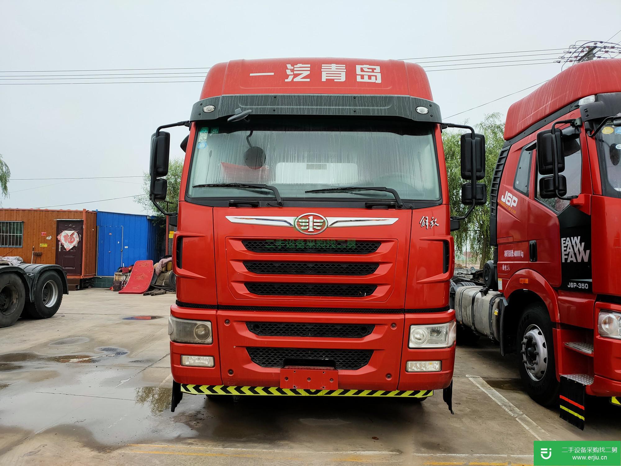 山東出售二手牽引車青島解放