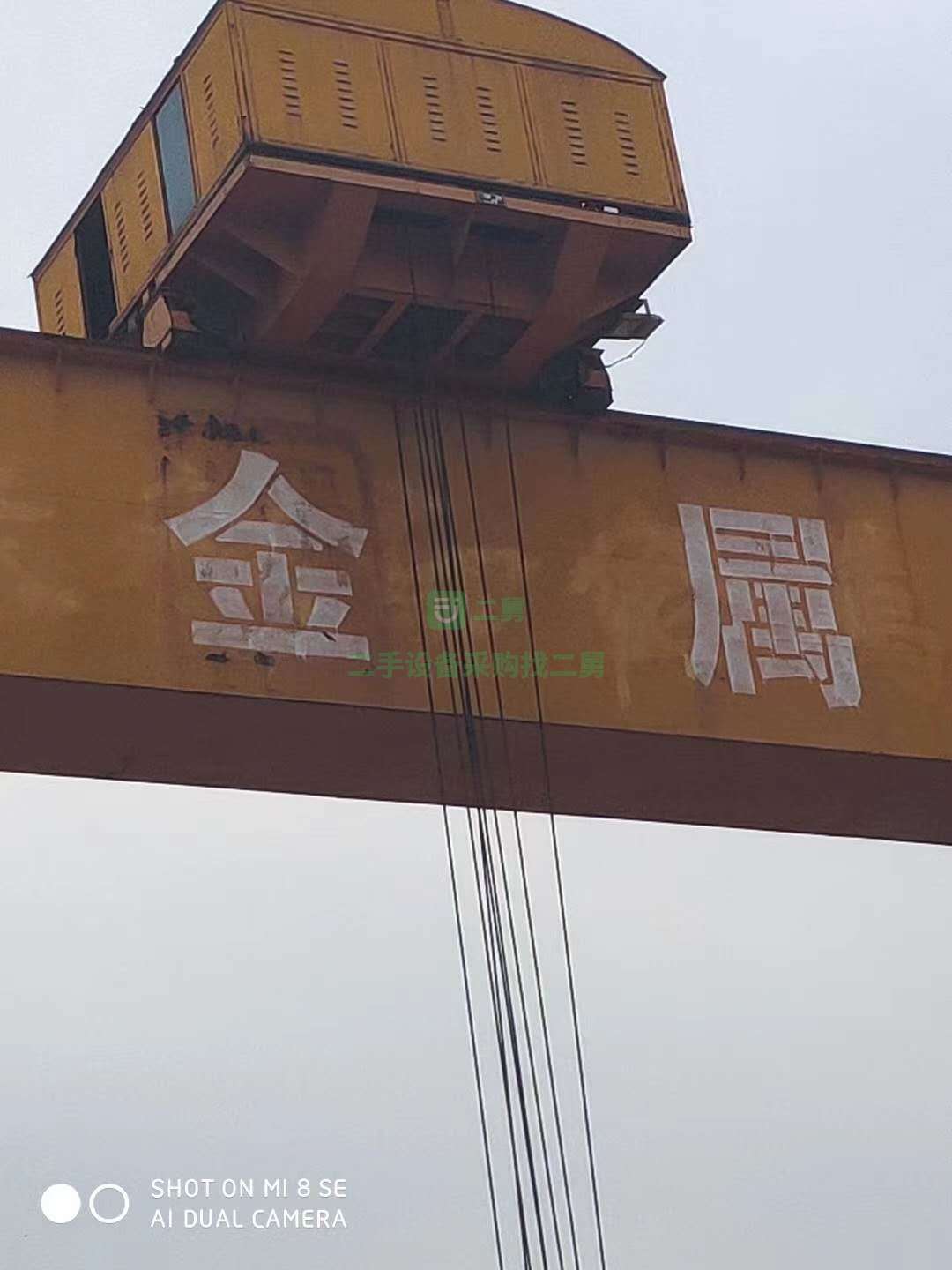 低價處理二手單鉤L型龍門吊跨度35米