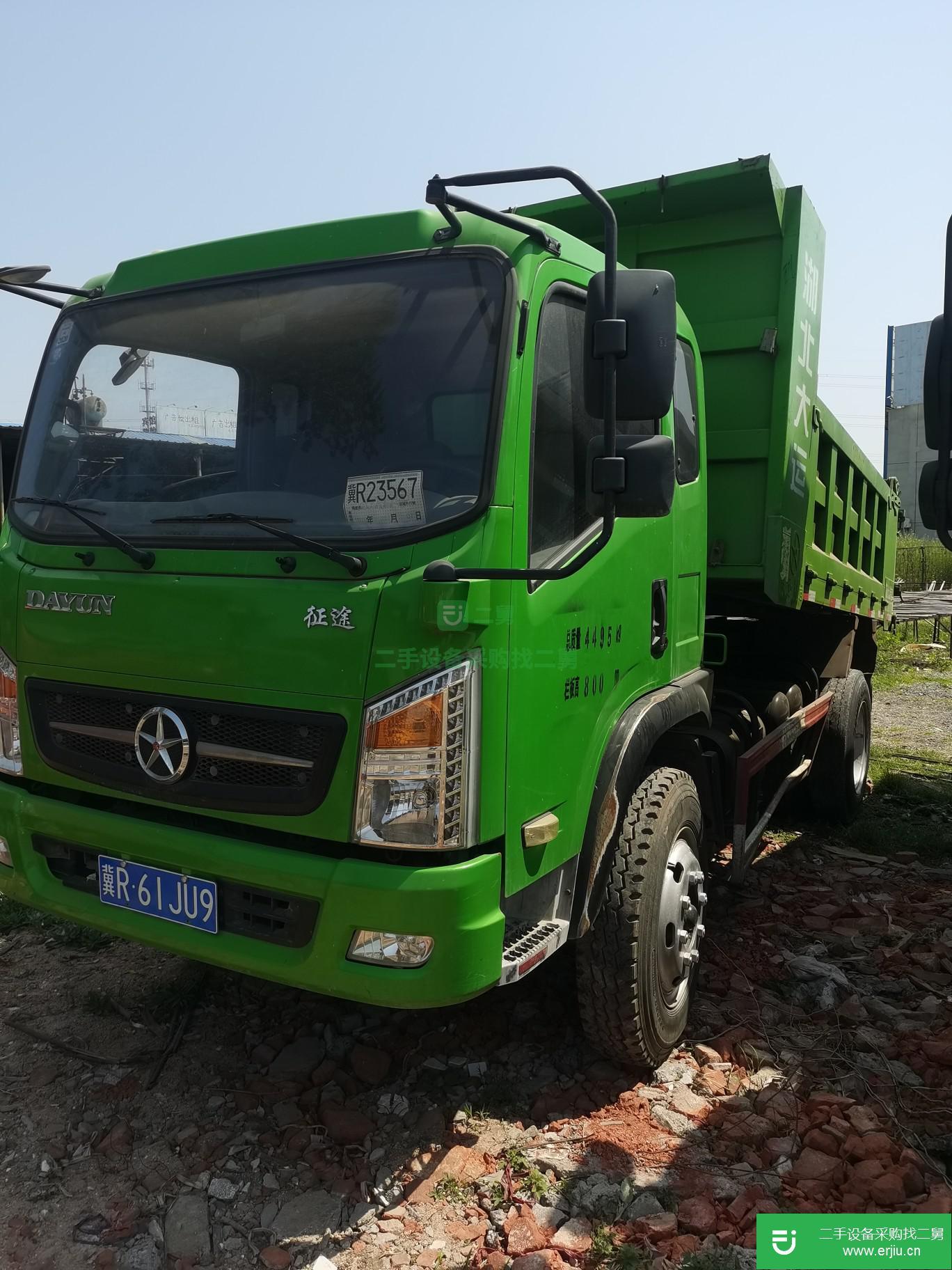 江蘇出售二手大運輕卡130馬力自卸車