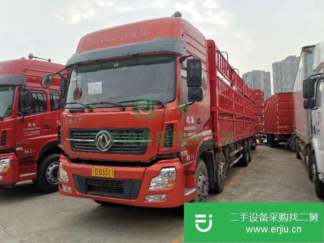 重慶出售二手東風(fēng)天龍前四后八倉欄貨車