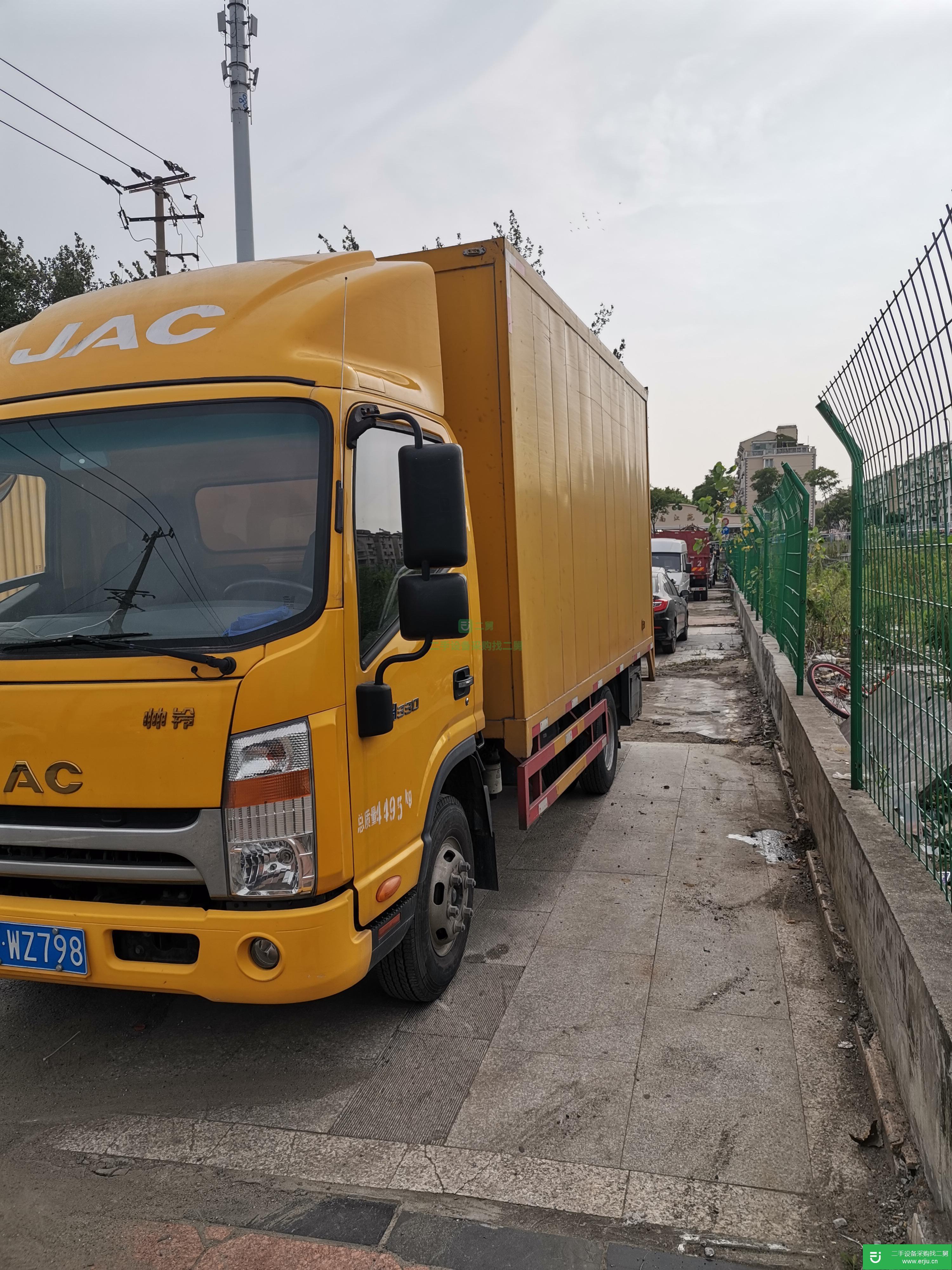 上海出售二手江淮帥鈴154馬力貨車