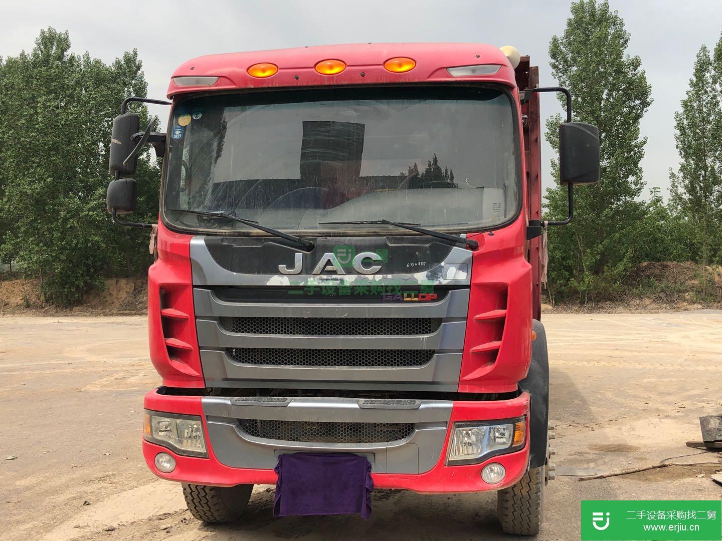 河北出售二手江淮格爾發(fā)260馬力自卸車