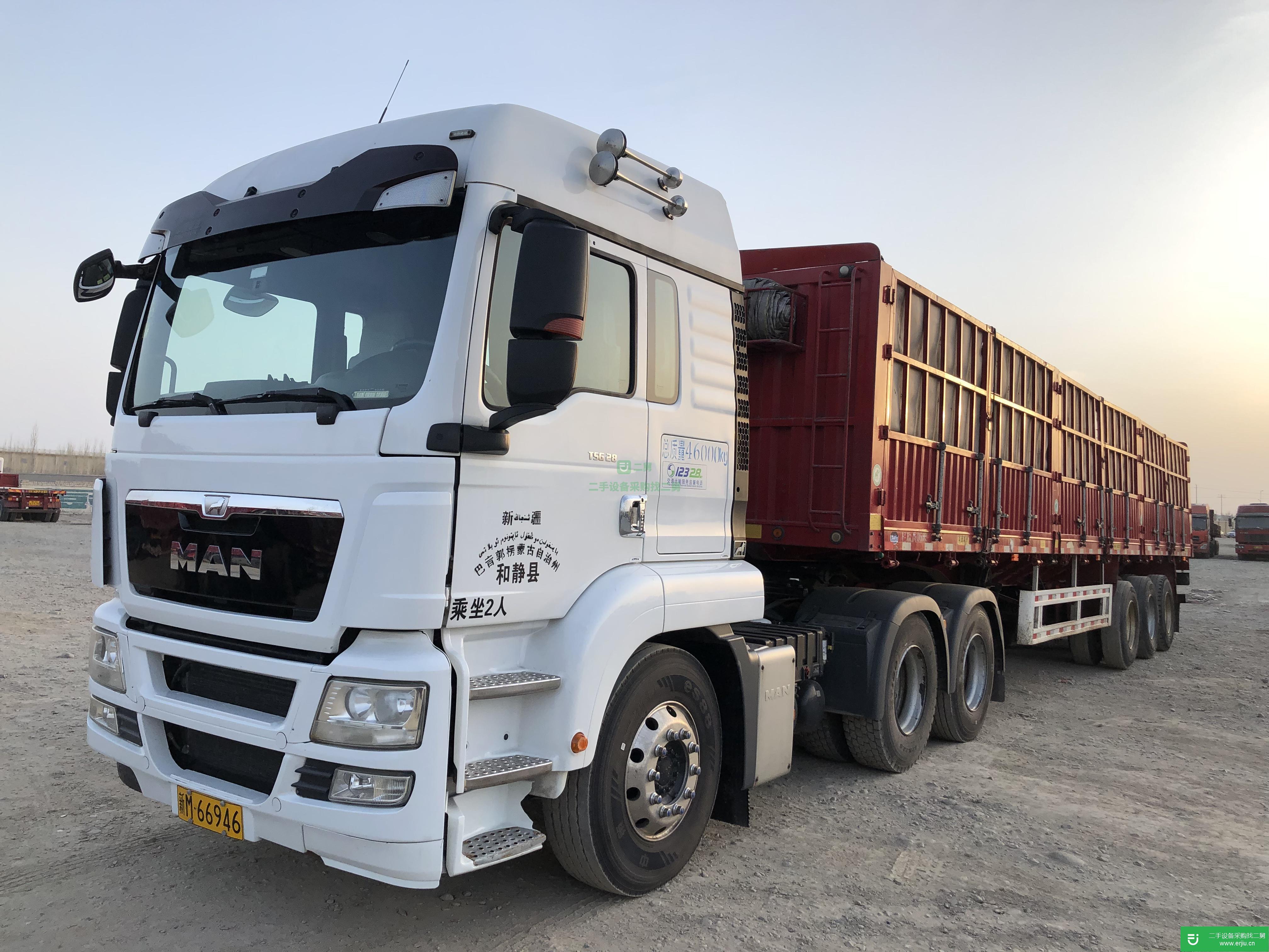 新疆出售二手半掛車440馬力