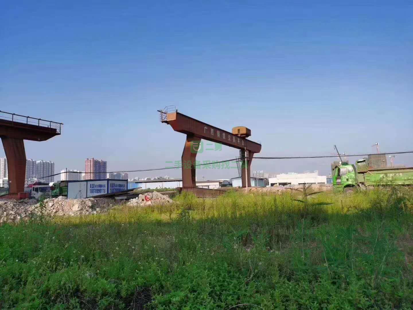 低價(jià)處理二手20噸L型偏掛龍門吊 20噸偏掛龍門行車