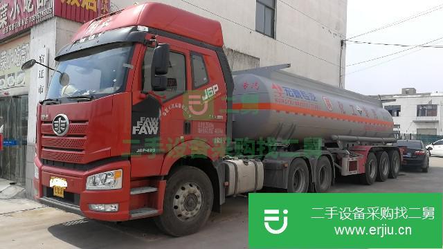 江蘇出售二手一汽解放J6P油罐車
