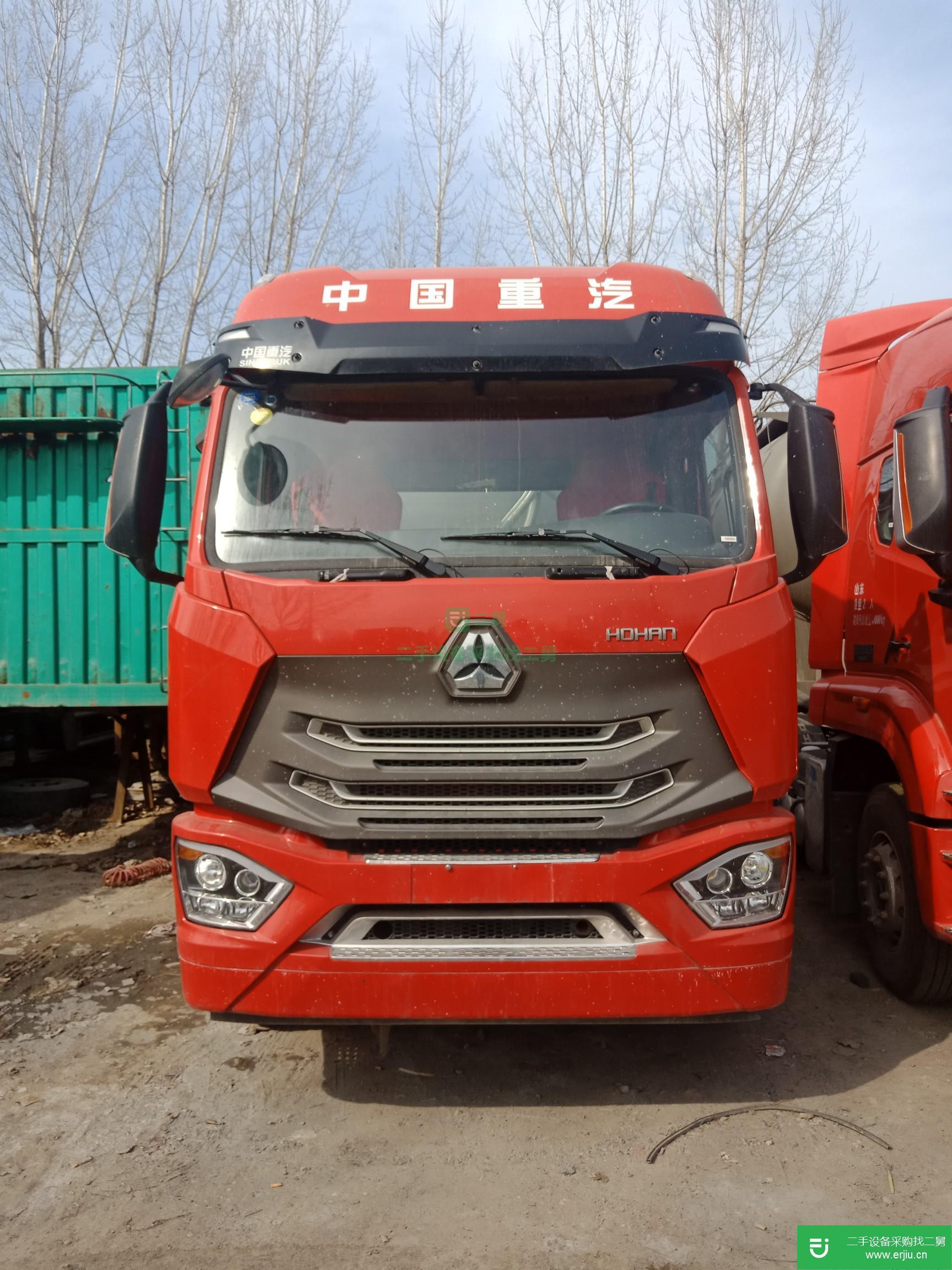 山東出售二手重汽豪瀚440馬力攪拌車