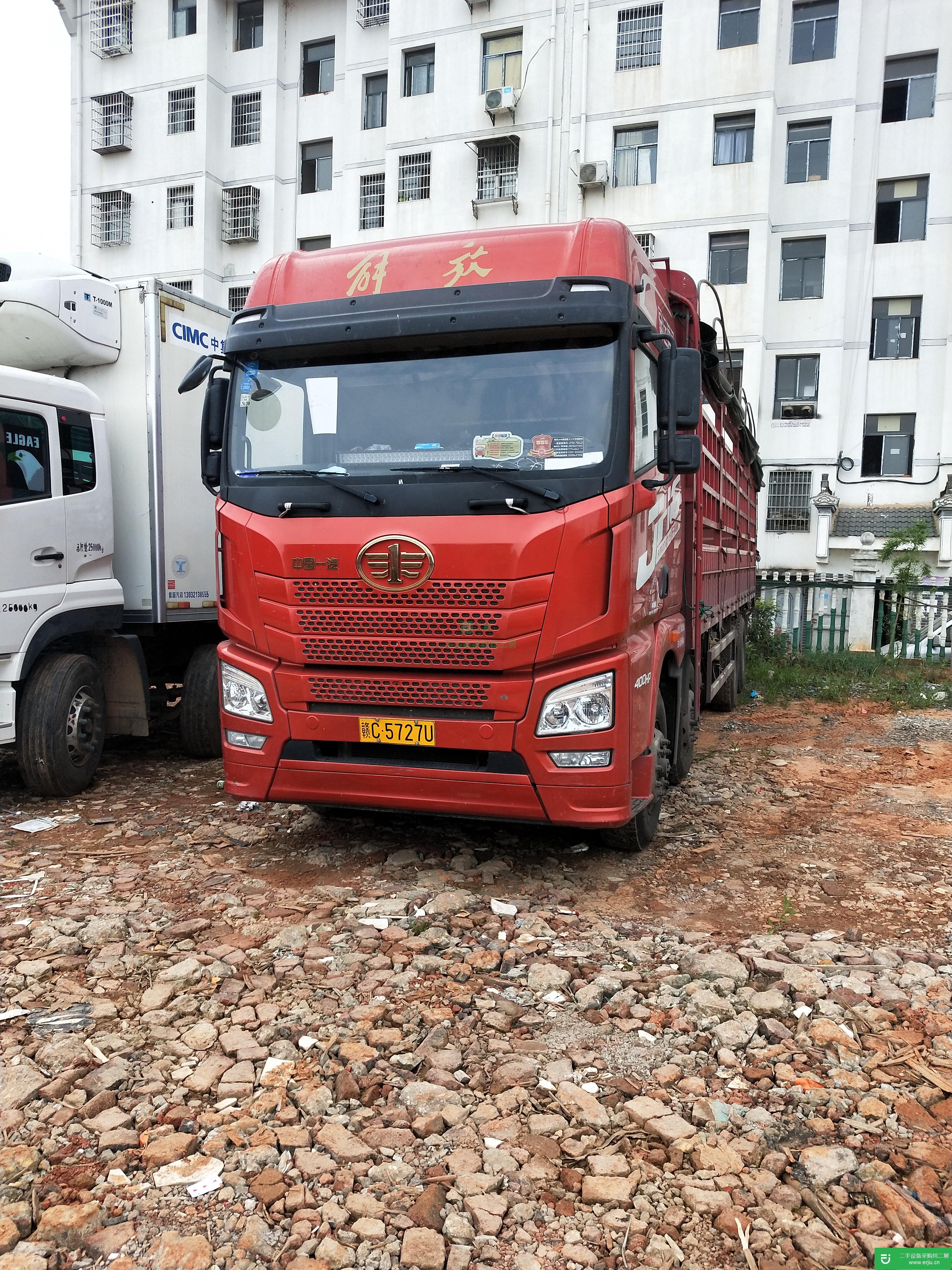 江西出售二手青島解放400馬力貨車