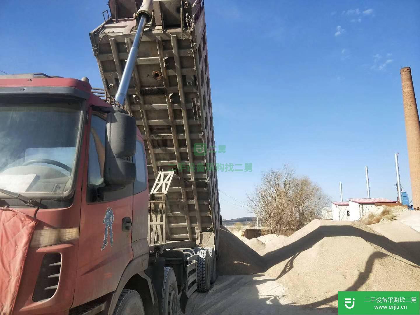 河北出售二手福田歐曼自卸車380馬力