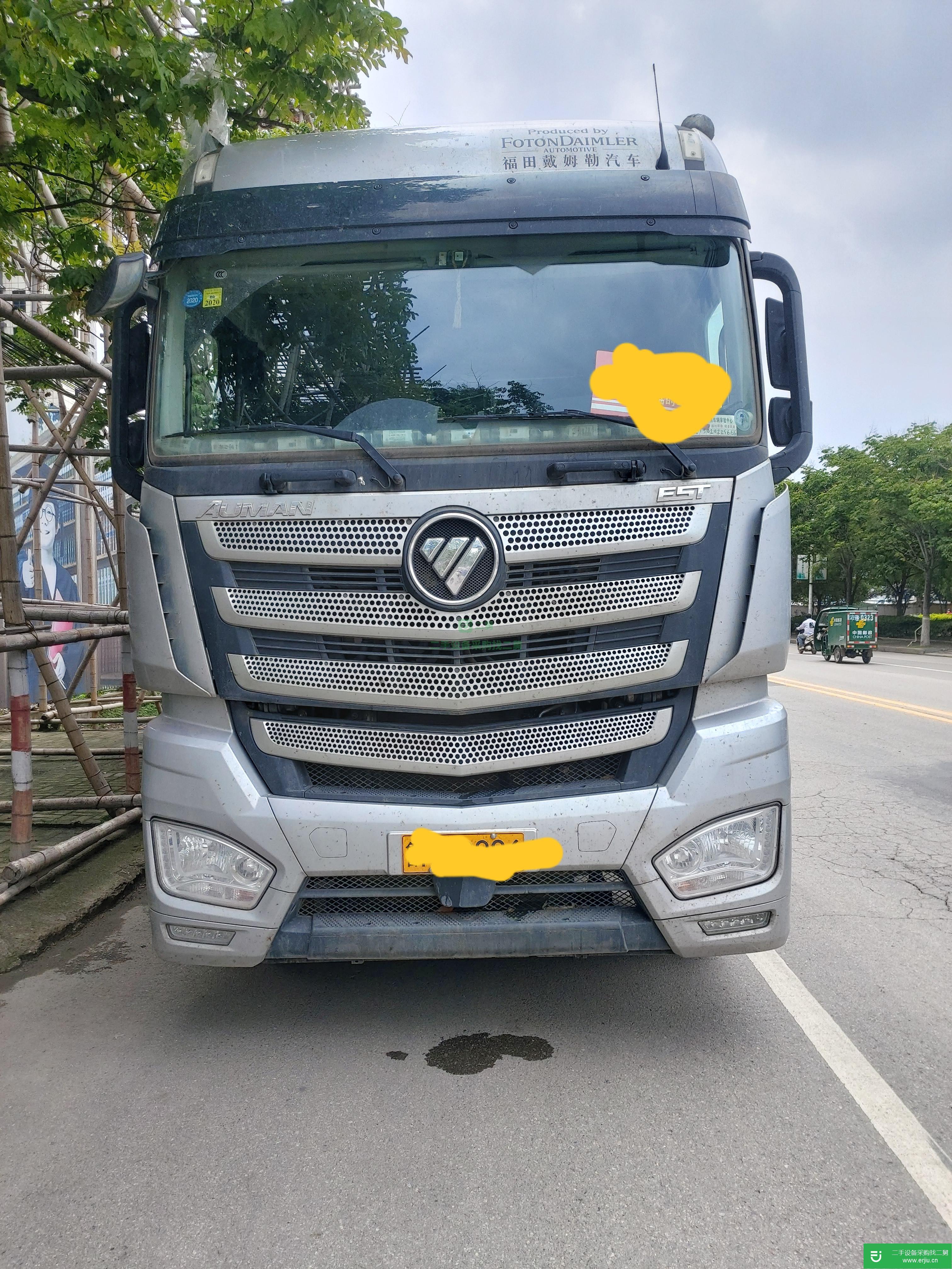 山東出售二手福田歐曼460馬力貨車