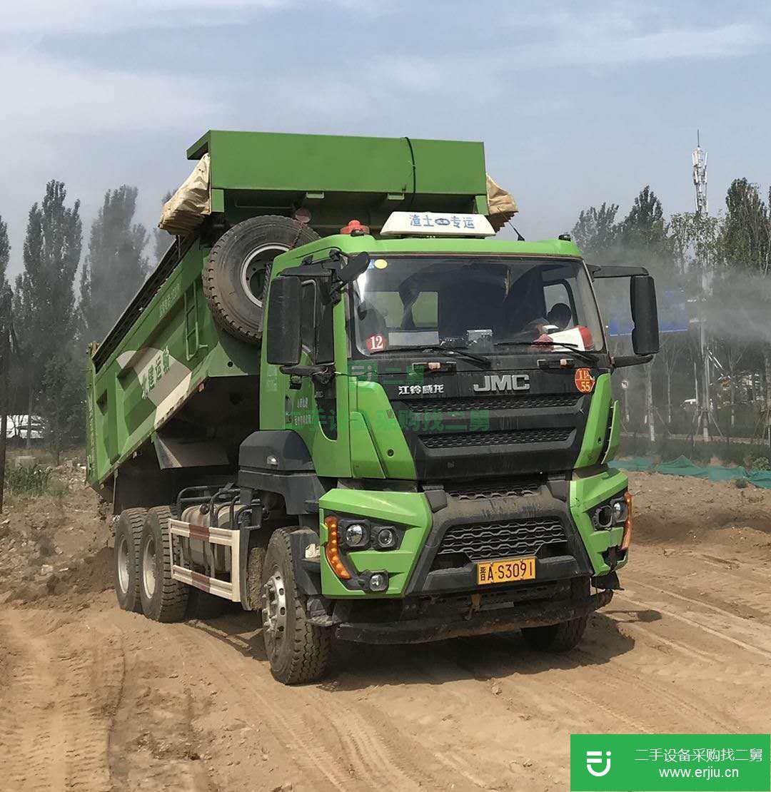山西出售二手江鈴重汽365馬力自卸車
