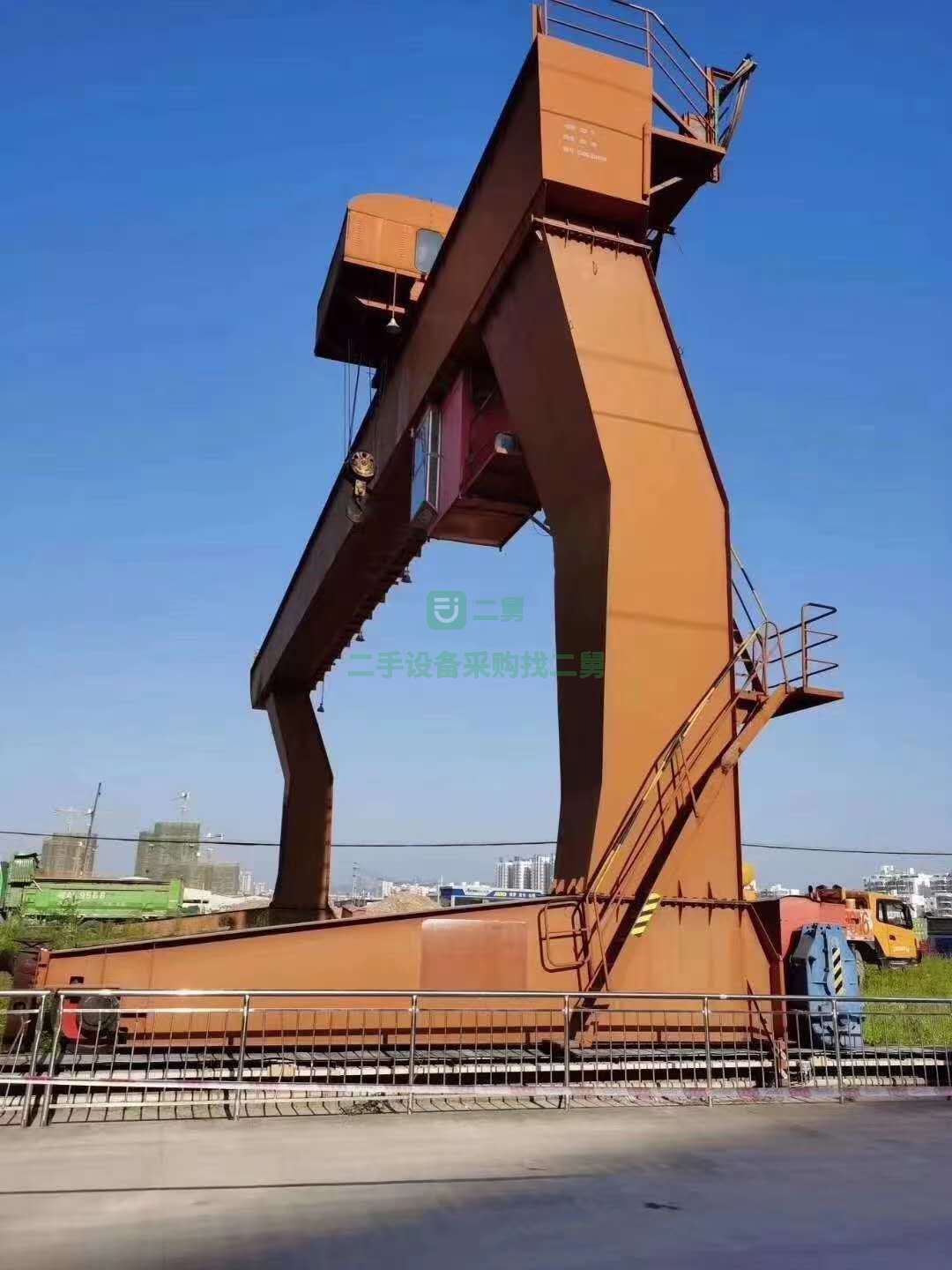 低價(jià)處理二手20噸L型偏掛龍門吊 20噸偏掛龍門行車