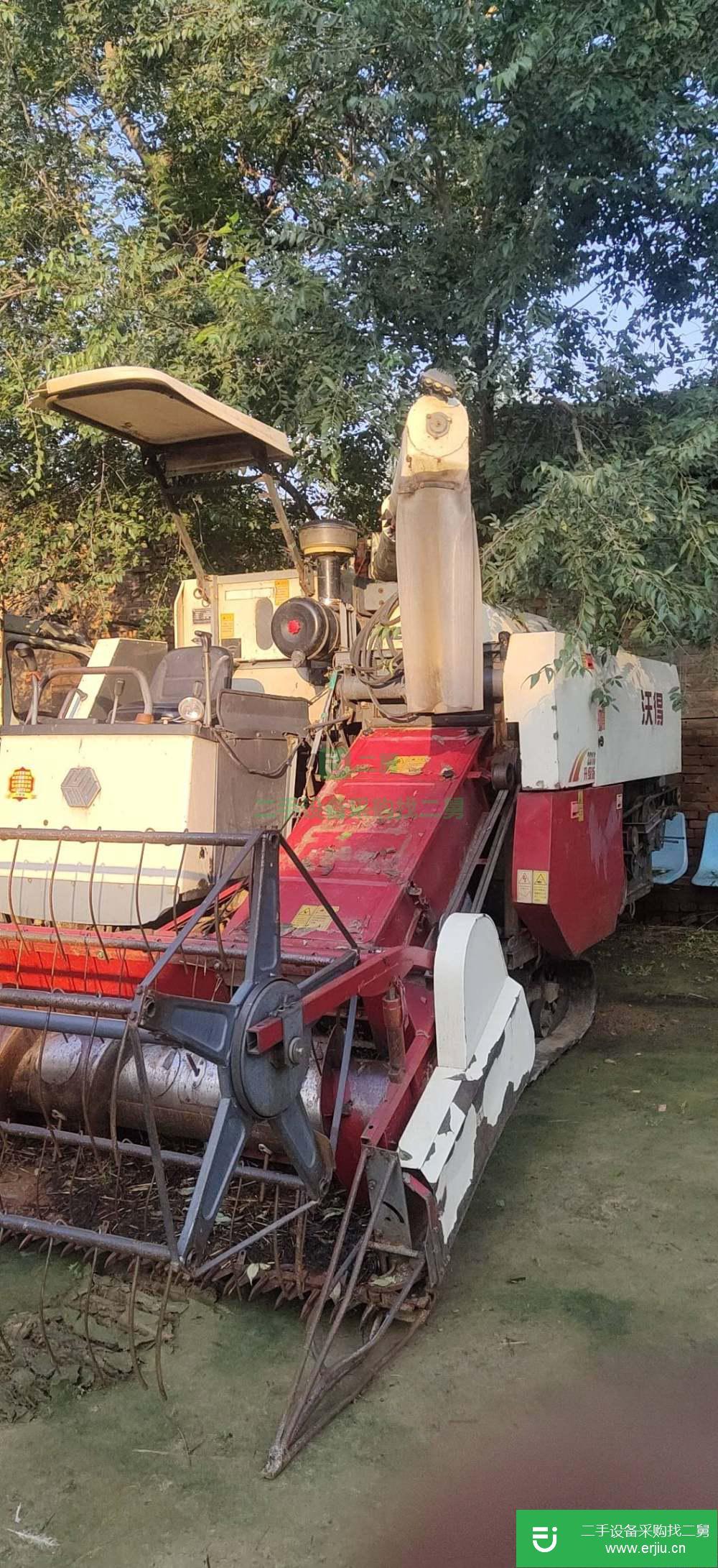 河南出售二手沃得4LZ-5履帶自走事收割機