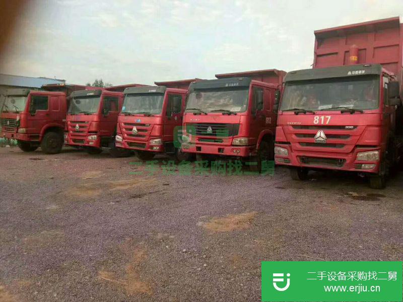 四川出售二手豪沃新金剛歐曼后八輪自卸車