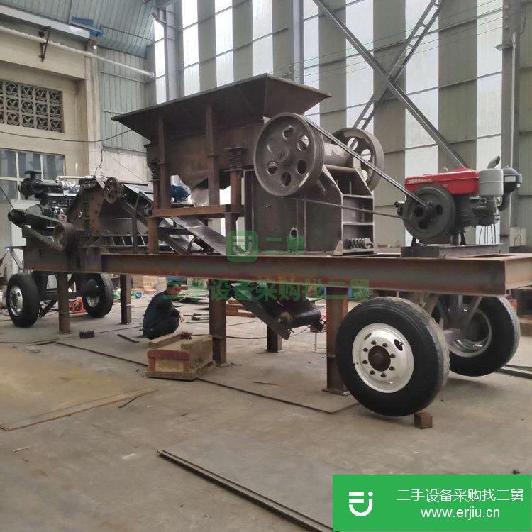 河南低價出售轉讓二手移動制砂機