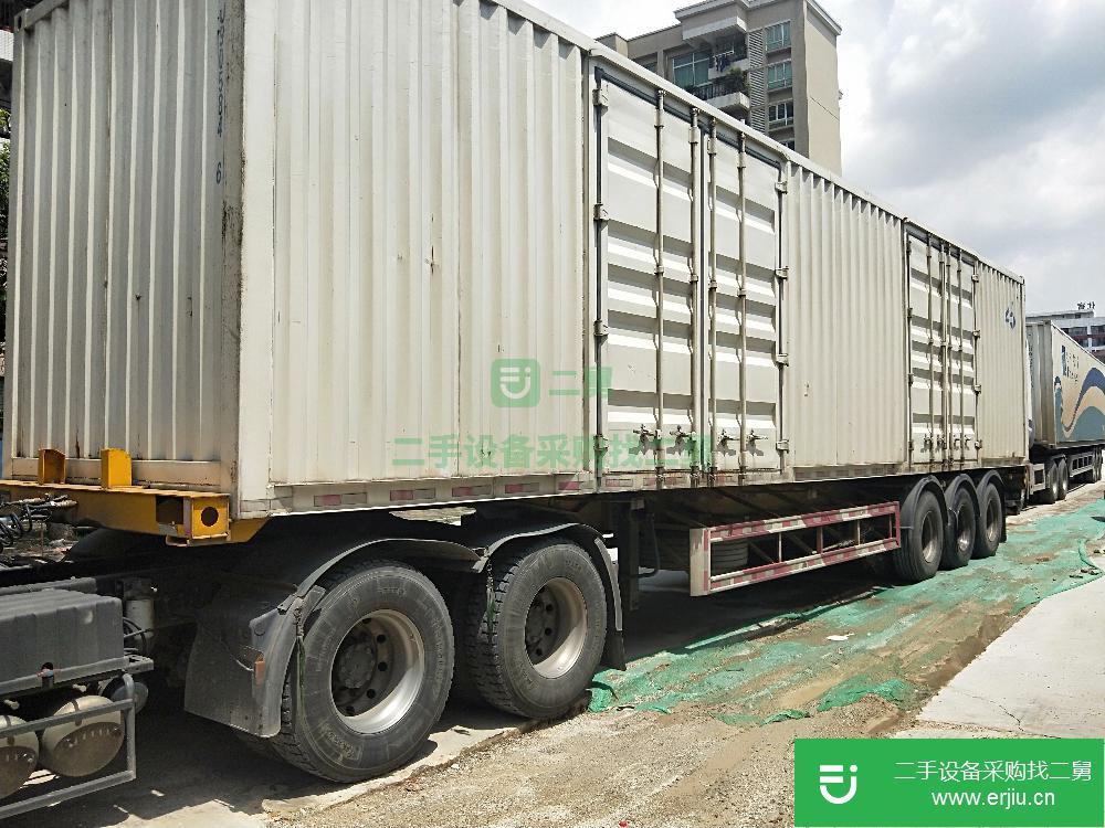 湖北出售二手集裝箱半掛車