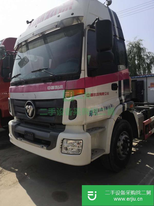 山東出售二手福田歐曼270馬力牽引車(chē)
