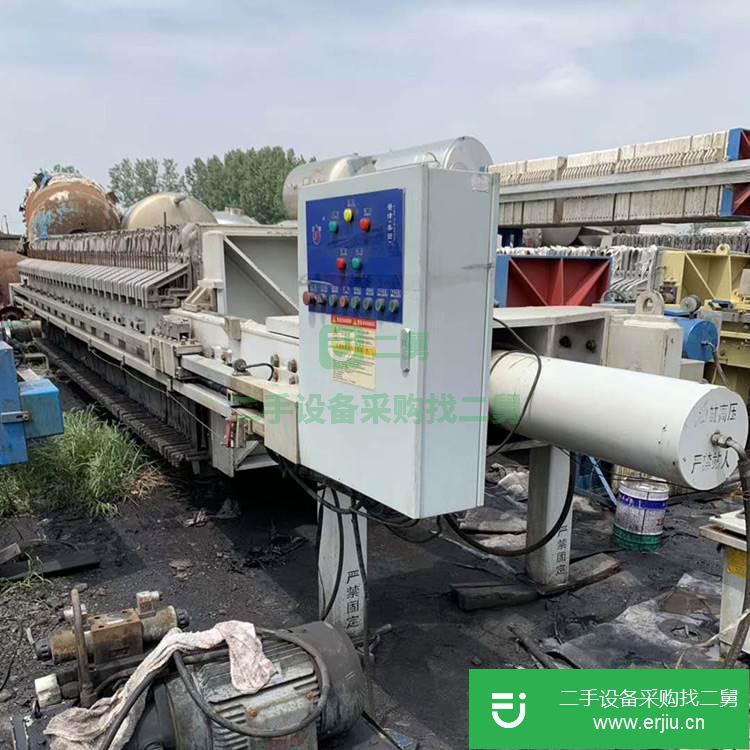 山東出售二手100平方自動隔膜壓濾機