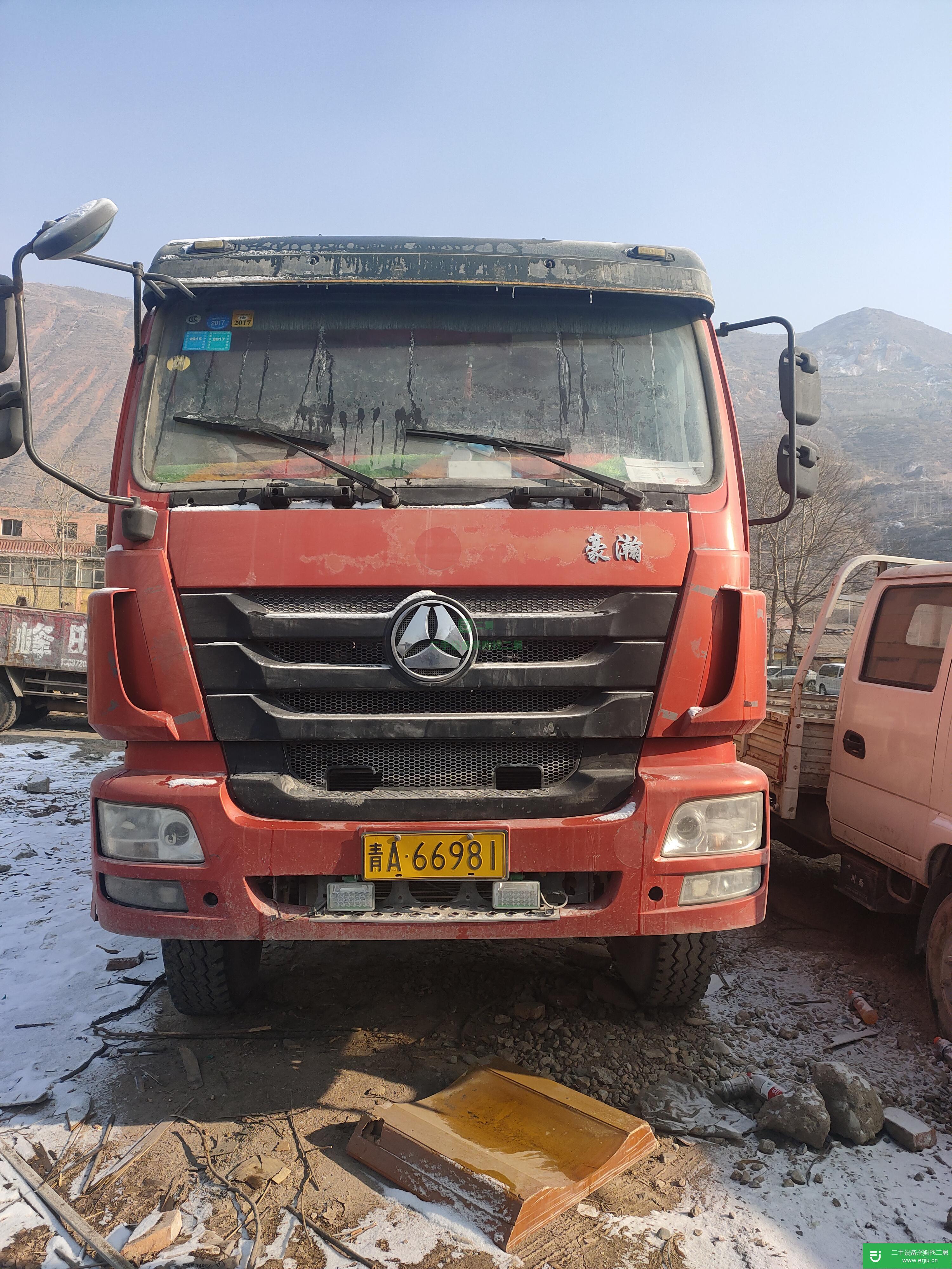 青海出售二手重汽豪瀚自卸車