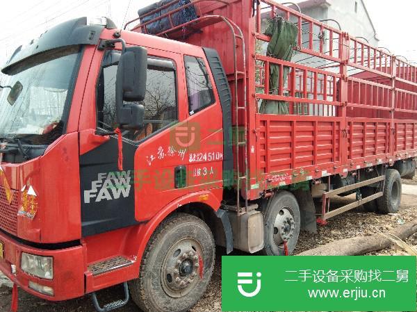 江蘇出售二手一汽解放J6P高欄載貨車