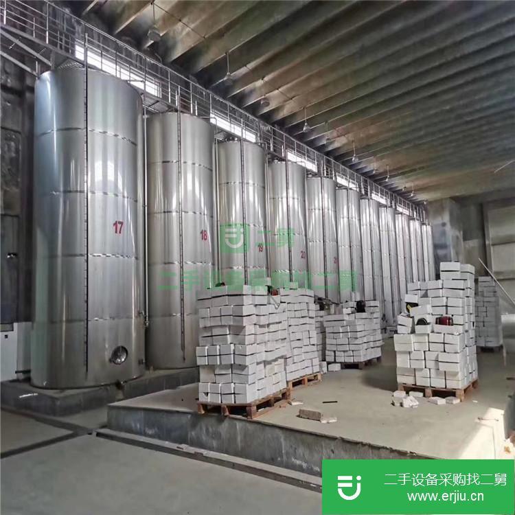 山東低價出售轉讓二手立式不銹鋼儲罐