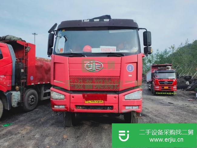 浙江出售二手一汽解放J6P自卸車