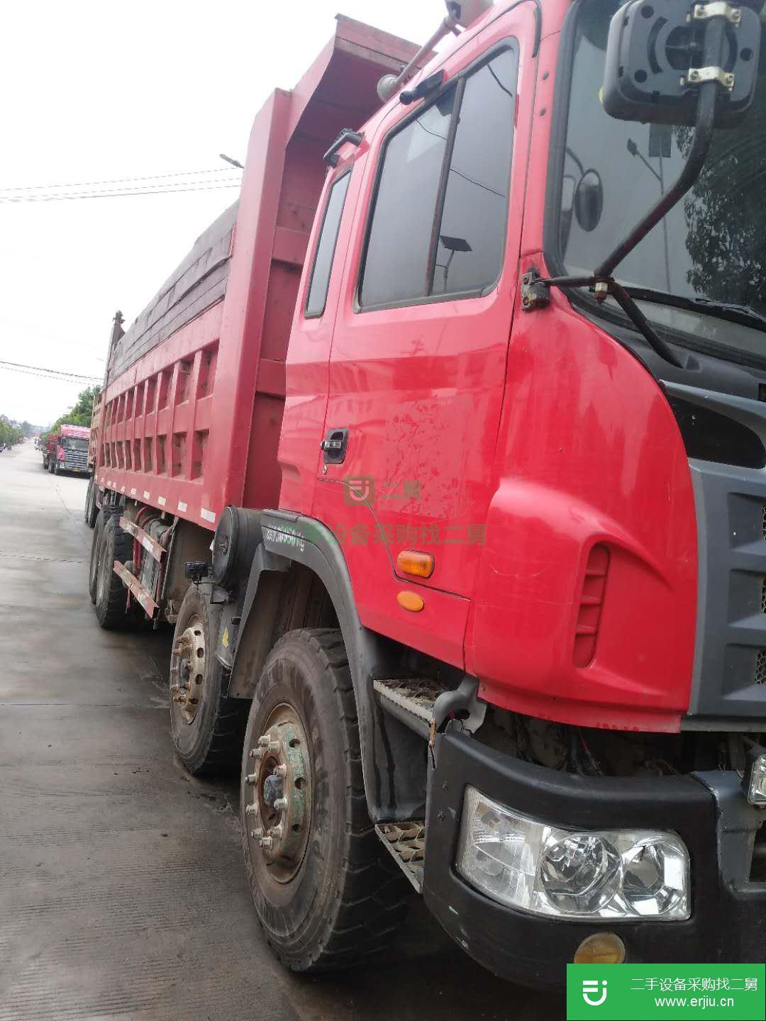 河南出售二手江淮格爾發310馬力自卸車