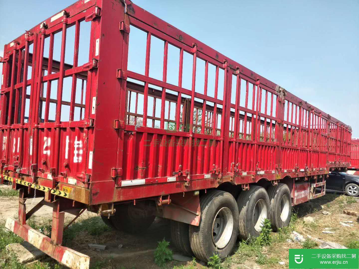 山東出售二手倉欄掛車