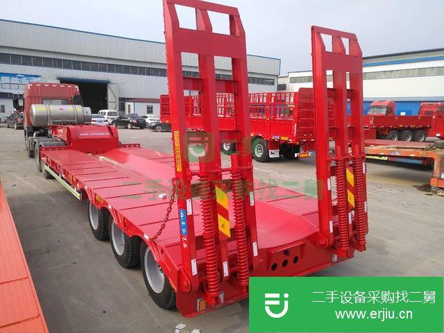 海南低價出售2軸3軸低平板半掛車