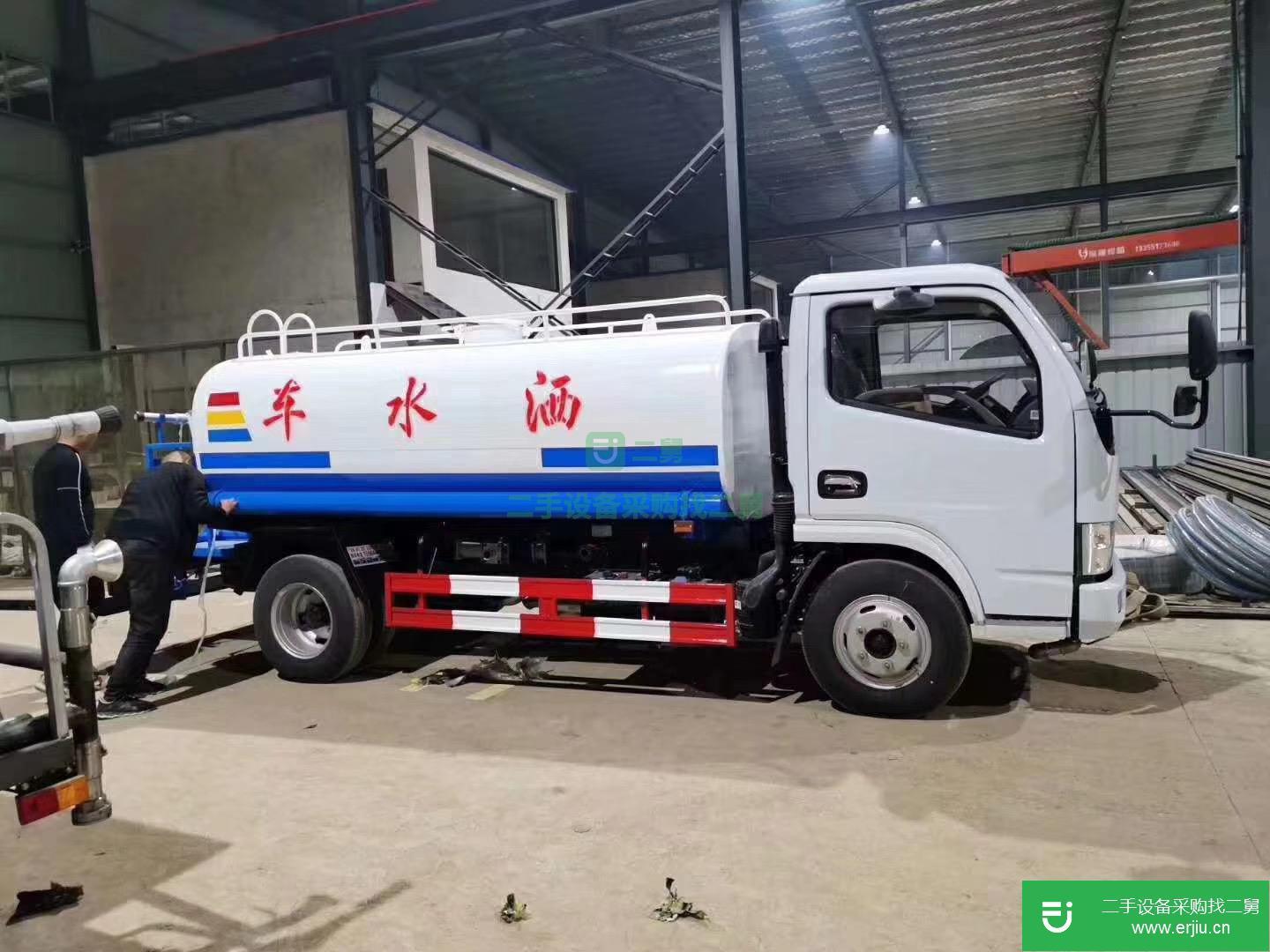 山東出售二手東風多利卡灑水車110馬力