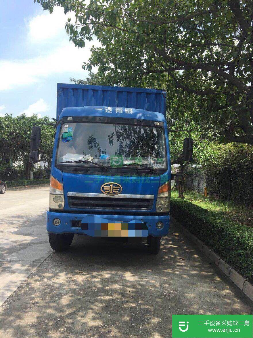 廣東出售二手青島賽龍廂式載貨車