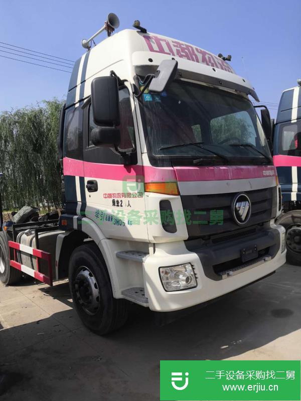 山東出售二手福田歐曼270馬力牽引車(chē)