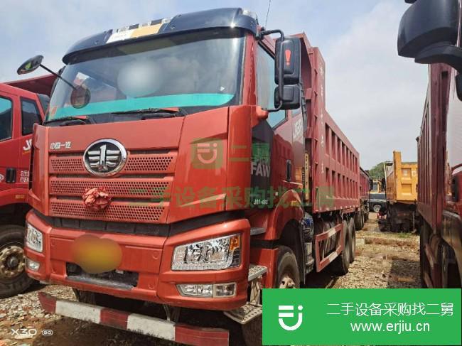 江西出售二手解放J6P自卸車