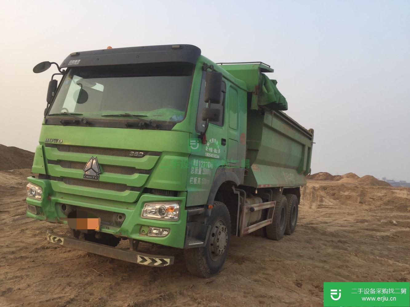 山東出售二手重汽豪沃自卸車
