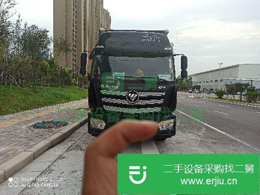 河南出售二手福田前四后四廂式貨車