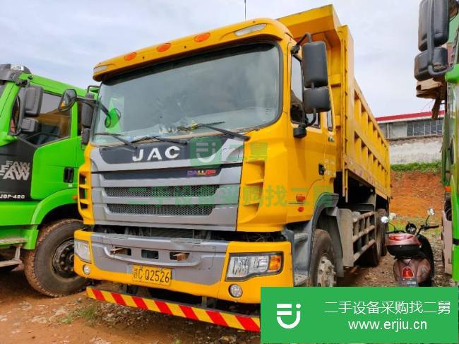 江西出售二手江淮格爾發后八輪自卸車