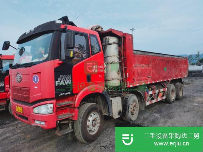 浙江出售二手一汽解放J6P自卸車