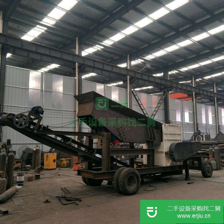 河南低價出售轉讓二手移動制砂機