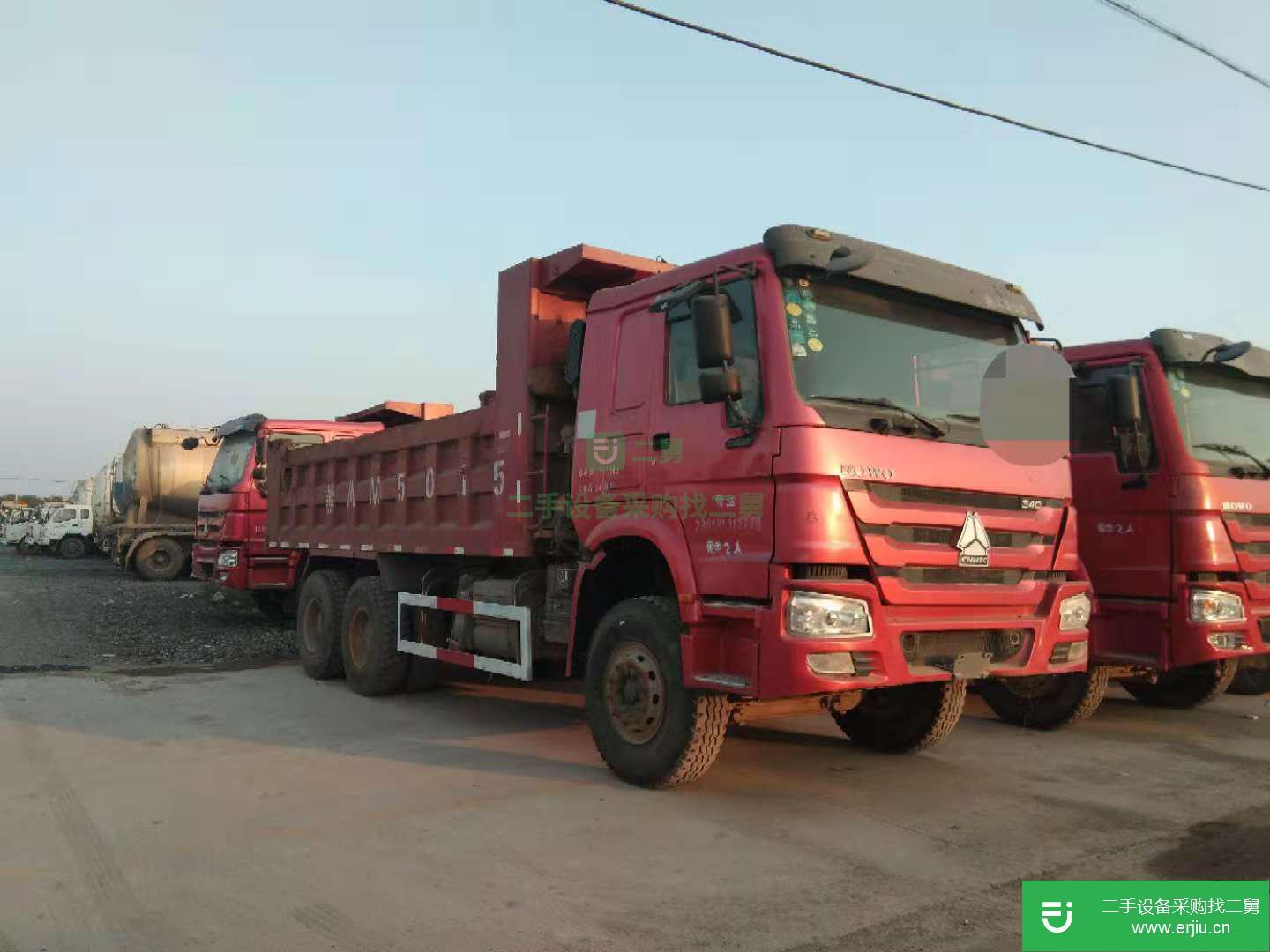 湖南出售二手重汽豪沃國四后八輪自卸車