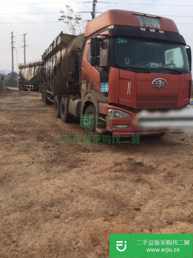 廣西出售二手一汽解放J6L水泥罐車