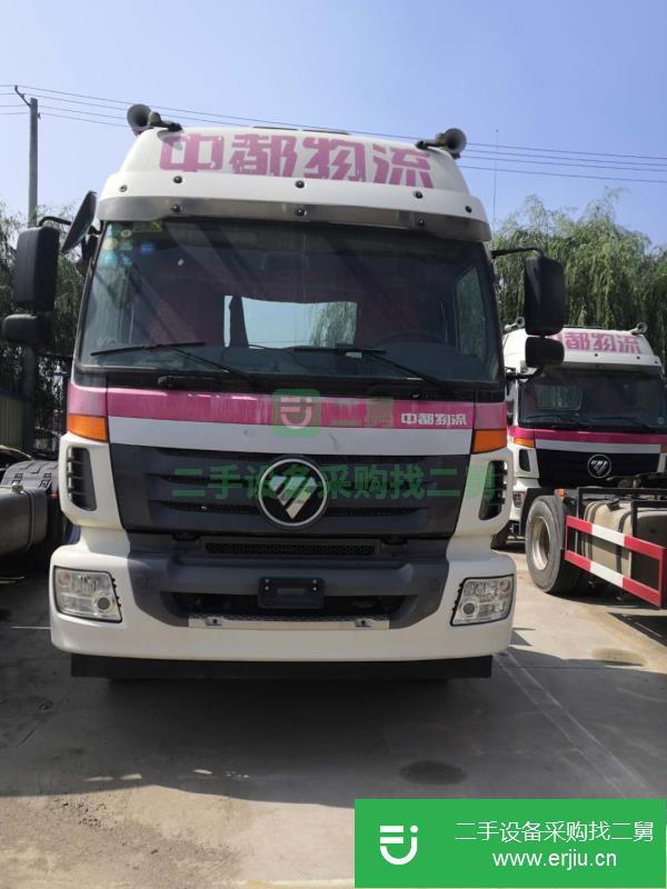 山東出售二手福田歐曼270馬力牽引車(chē)